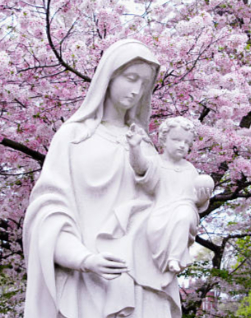 Imagen de la Virgen María con el Niño Jesús